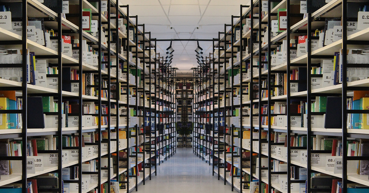 library shelving unit